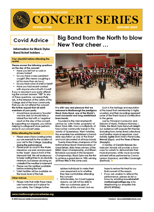 MCCS Newsletter January 2022